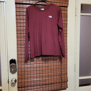 The North Face Burgundy Long Sleeve Top